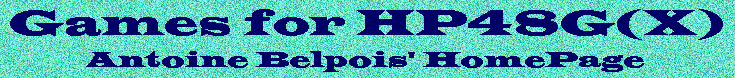 Games for HP48G(X)